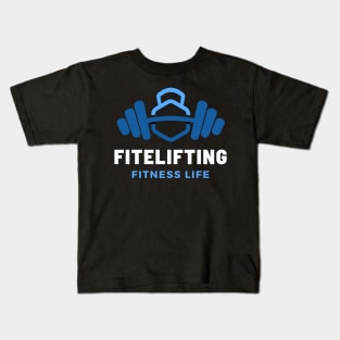 Cool FitLifting Fit Life T-shirt for gym lovers Kids T-Shirt